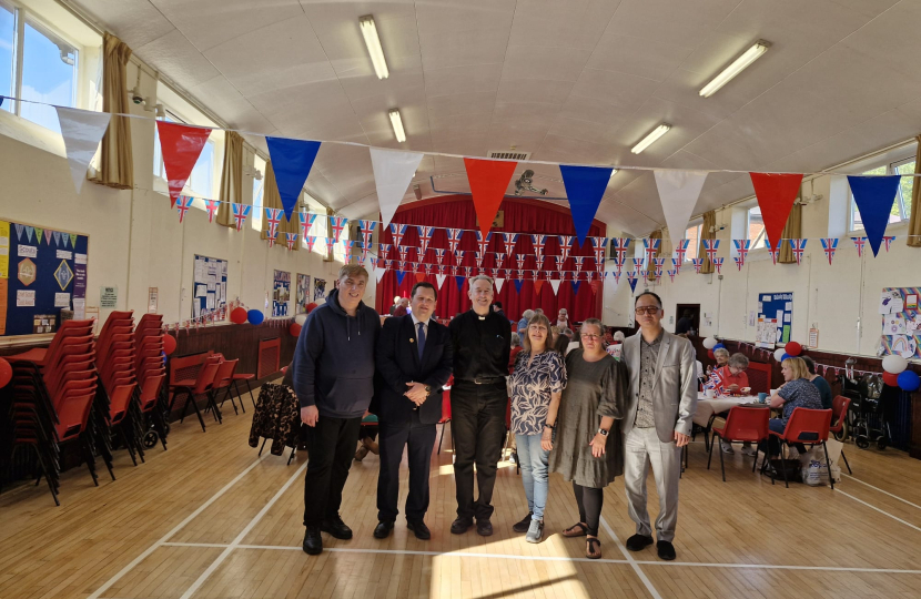 EW Action Teqm with Louie at VE Day St.Mary's